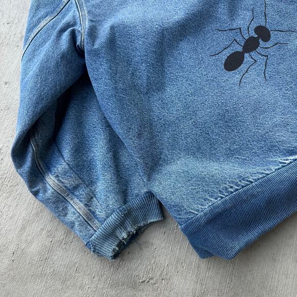 Vintage Y2K Carhartt J08 DST denim blue work wear jacket - Picture 7 of 8